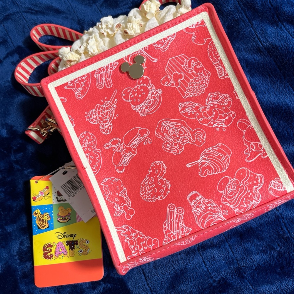 Disney Red and White Striped Bag